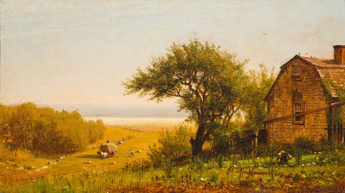 A Home by the Seaside, 1872, Worthington Whittredge