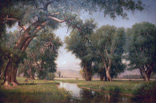 On the Cache la Poudre River, Colorado, 1876, Worthington Whittredge