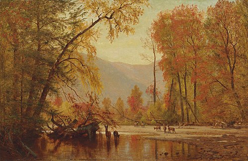 Autumn on the Delaware, 1875, Worthington Whittredge