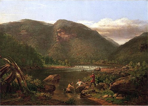 Crow's nest, 1848, Worthington Whittredge
