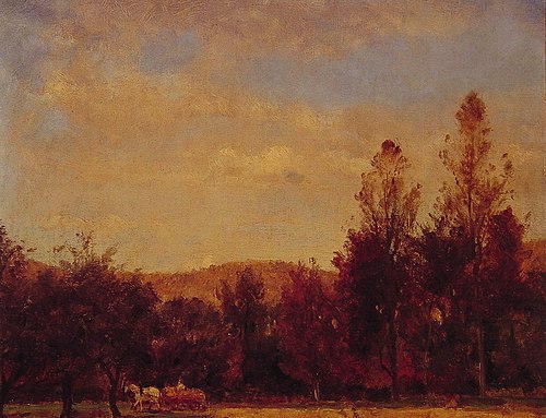Gathering the Buckwheat, , Worthington Whittredge