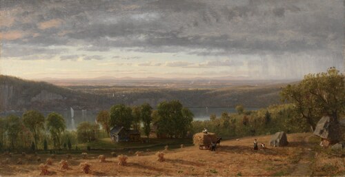 Landscape with Haywain, 1861, Worthington Whittredge