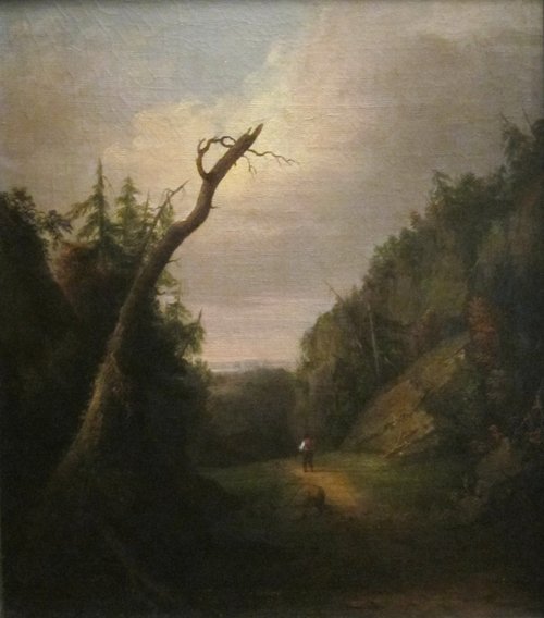 Scene near Hawk's Nest, 1845, Worthington Whittredge