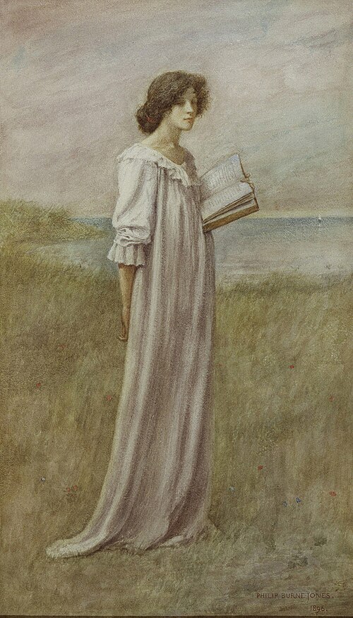 Beside a Summer Sea, 1896, Philip Burne-Jones
