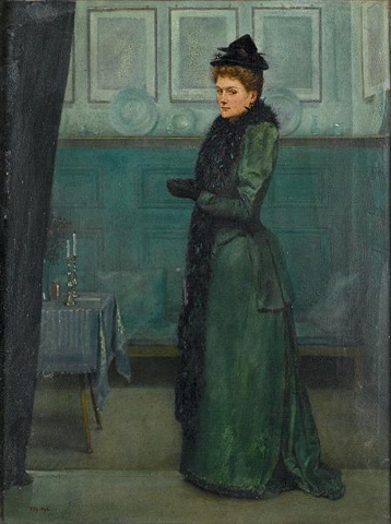 The Visitor, , Philip Burne-Jones