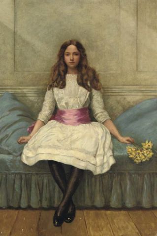 Porträt der Irene Spencer, 1912, Philip Burne-Jones