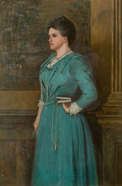 Caroline Starr Balestier, Mrs Rudyard Kipling (1862-1939), 1899, Philip Burne-Jones