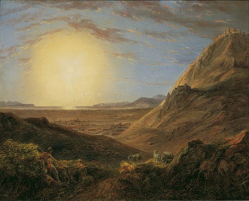 Athen nach Sonnenaufgang, 1829, Karl Joseph Aloys Agricola