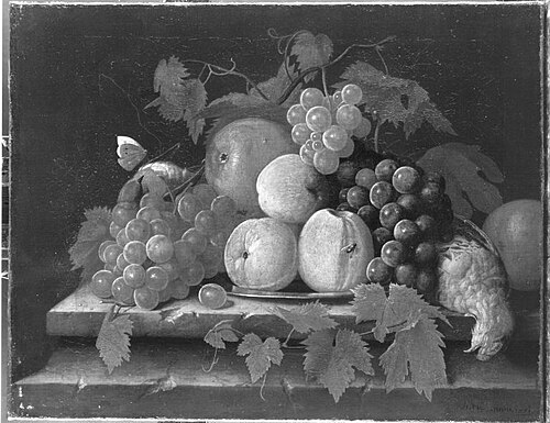 Stillleben mit Früchten und toten Vögeln, 1771, Peter Jacob Horemans