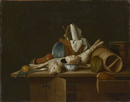 Stillleben mit totem Lamm, 1765, Peter Jacob Horemans