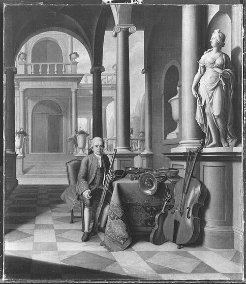 Hofmusikus Felix Reiner mit Fagott, 1774, Peter Jacob Horemans