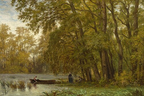 Am Waldteich (Landschaft mit Fluss), , Peter Burnitz