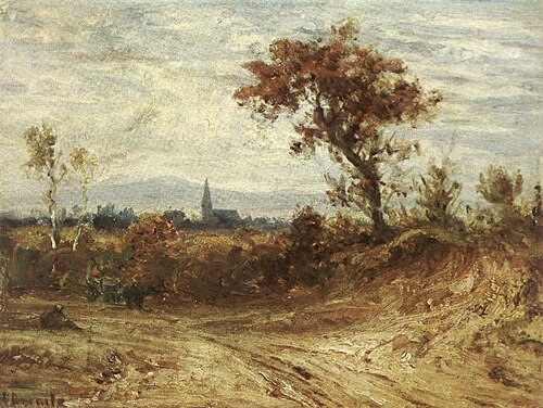 Landschaft bei Frankfurt, , Peter Burnitz