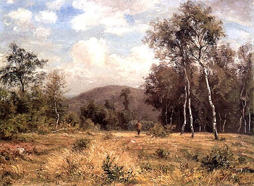 Landschaft mit Blick auf den Altkönig, 1860, Peter Burnitz