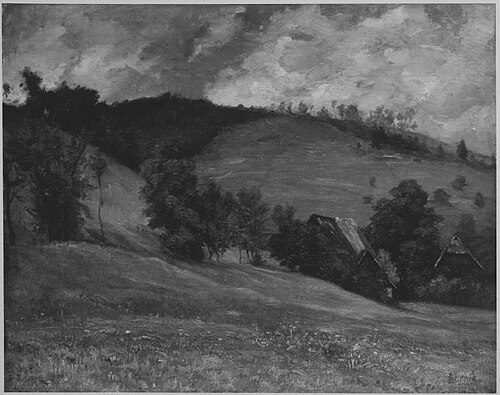 Schwarzwald (Taunuslandschaft), 1865, Peter Burnitz
