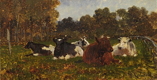Liggend vee, , Willem Roelofs