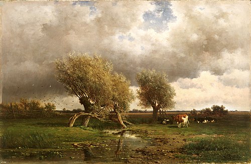 Vaches sous les arbres, 1860, Willem Roelofs