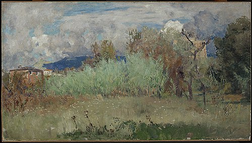 Verwilderte Gärten bei Rapallo, , Eugen Bracht