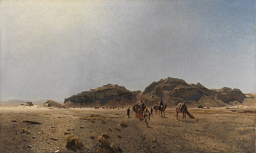 In the Araba desert, 1882, Eugen Bracht