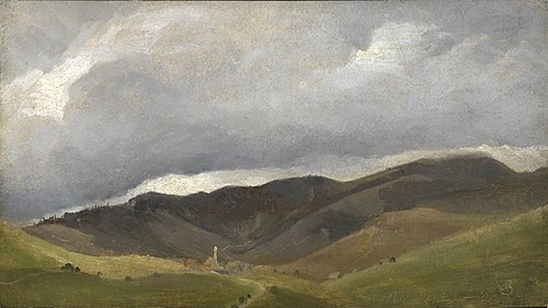Blick auf das Herzogenhorn bei Bernau, 1860, Eugen Bracht