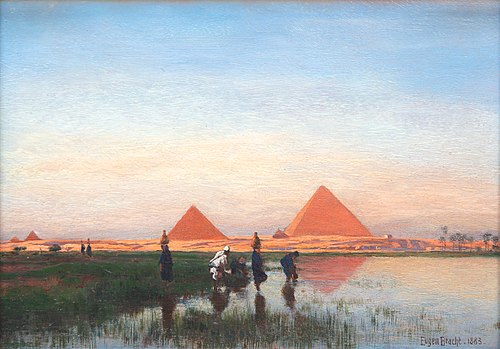 Memory of Gizeh, 1883, Eugen Bracht