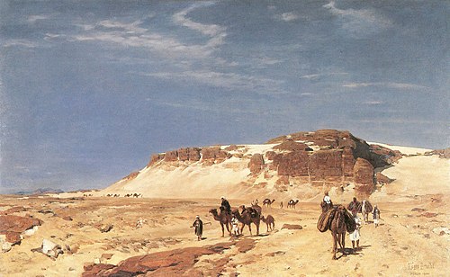 From the Sinai desert, 1884, Eugen Bracht