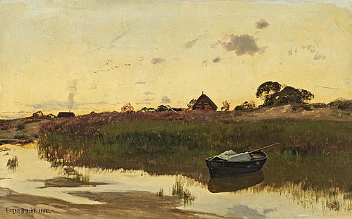 Bodden landscape, 1882, Eugen Bracht