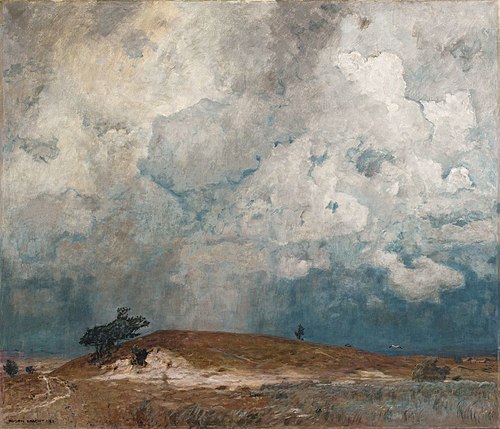 Stormy day, 1920, Eugen Bracht
