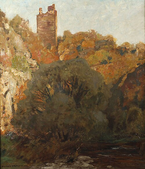 Ruine Manderscheid, 1908, Eugen Bracht