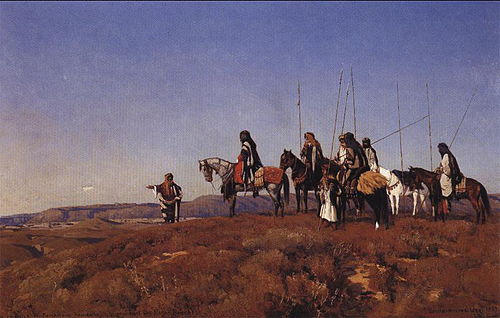 Halt on an Escarpment., 1887, Eugen Bracht