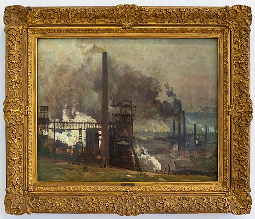 Die Henrichshütte bei Hattingen, 1912, Eugen Bracht