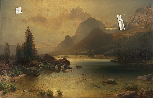 Hintersee bei Berchtesgaden, 1864, Eugen Jettel