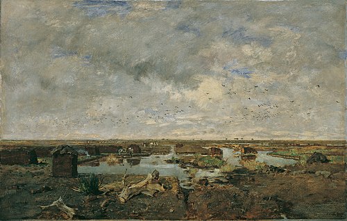Large Moorland Landscape, 1879, Eugen Jettel