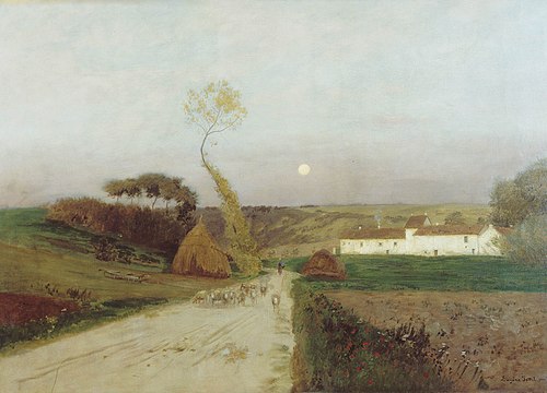 Moonrise, 1896, Eugen Jettel