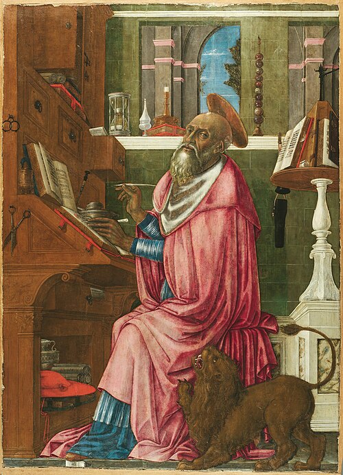 Saint Jerome in his Study, 1482, Matteo di Giovanni