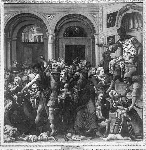 massacre des Innocents, 1462, Matteo di Giovanni