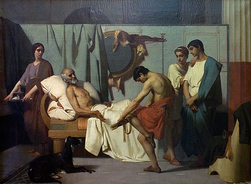La mort d'un patricien, , Eugène-Ernest Hillemacher