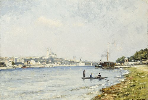 La Seine, à Passy, 1880, Stanislas Lépine