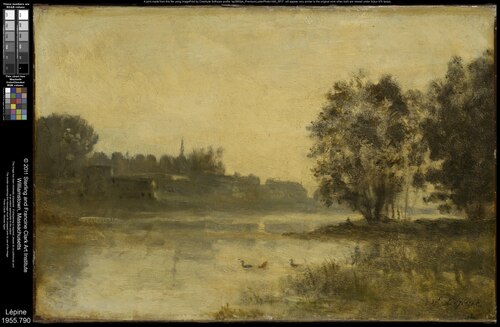 La Seine à Conflans-Sainte-Honorine, 1879, Stanislas Lépine