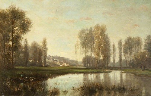 River Scene, , Stanislas Lépine