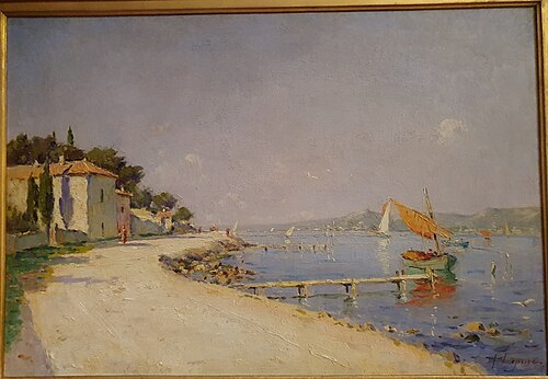 Paisagem com Barcos, 1900, Stanislas Lépine