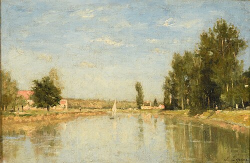 Les Bords de la Marne, 1880, Stanislas Lépine