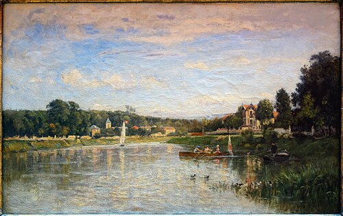 Vue de Brie-sur-Marne, 1873, Stanislas Lépine