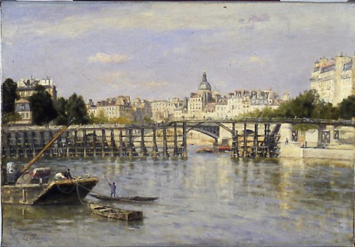The Estacade Bridge, 1880, Stanislas Lépine