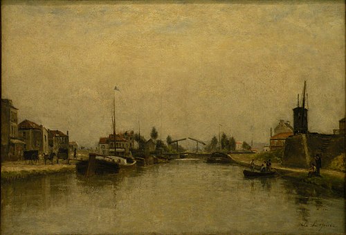Le Canal Saint-Martin, 1885, Stanislas Lépine