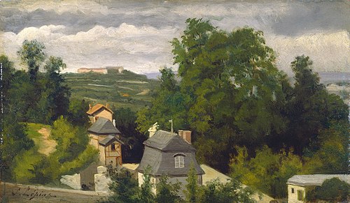View on the Outskirts of Caen, 1872, Stanislas Lépine