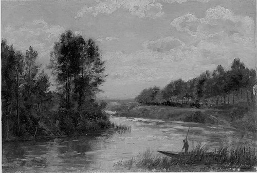 A Stream in France, 1880, Stanislas Lépine