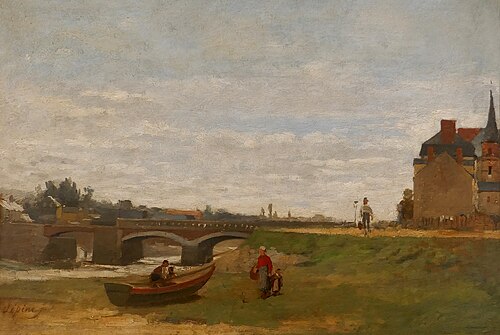 Landscape with a Bridge, 1871, Stanislas Lépine