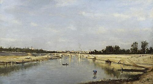 The Pont de l'Alma near Paris, , Stanislas Lépine
