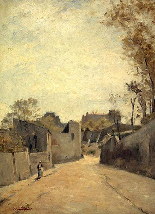 Montmartre, 1863, Stanislas Lépine